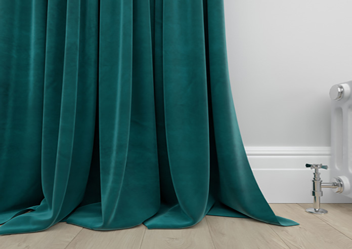 Ultra Luxe Velvet, Deep Teal - Made to Measure Curtains - Image 6